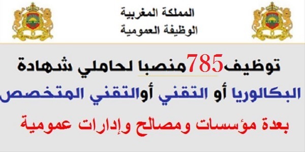 public-etat-785 لحاملي الإجازة أو الدبلوم … إليكم مباريات لتوظيف 630 منصب بعدة مؤسسات وإدارات عمومية. الترشيح قبل 10 فبراير 2025