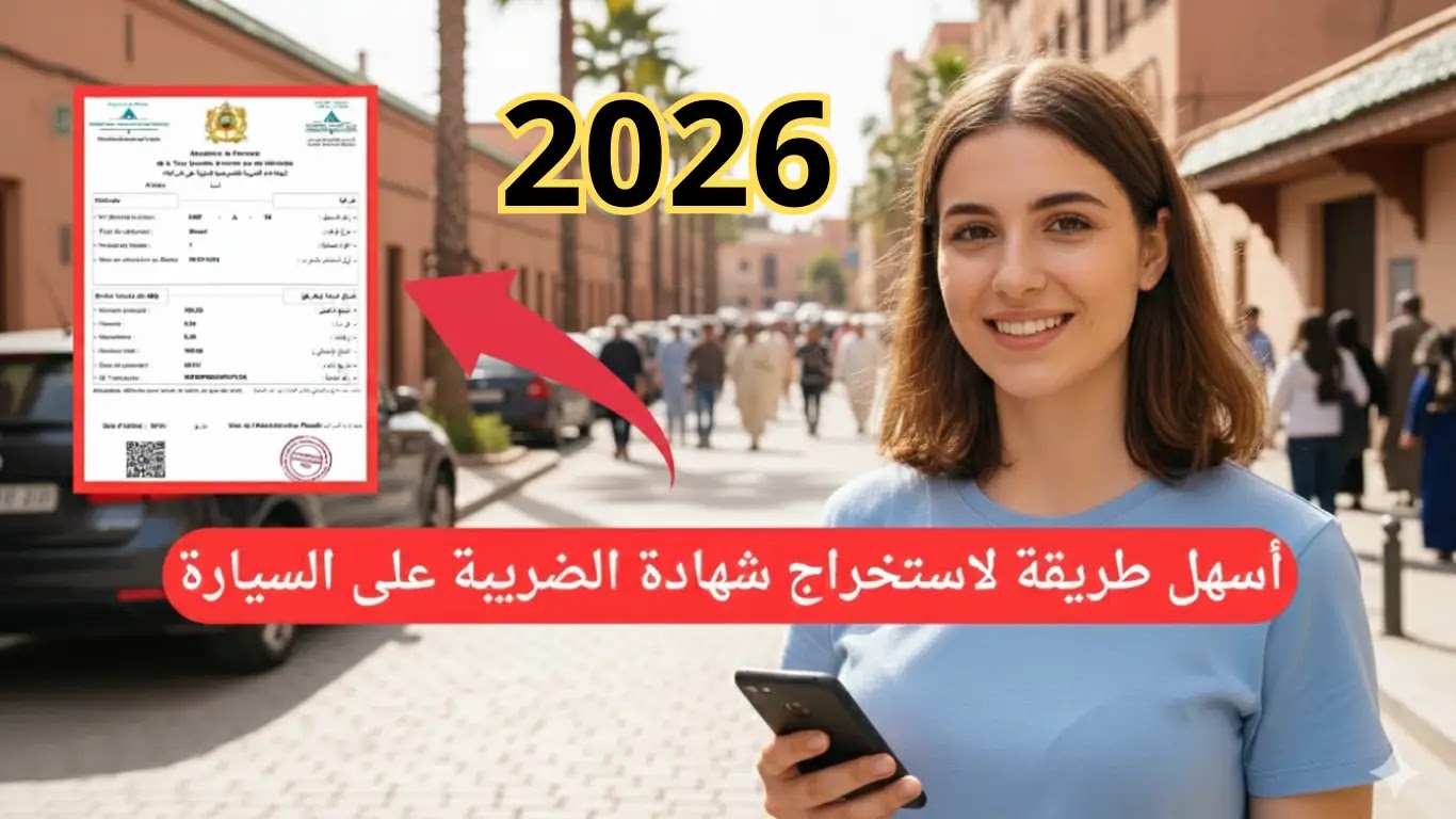 كيفية-استخراج-شهادة-الضريبة-على-السيارة-بالمغرب 