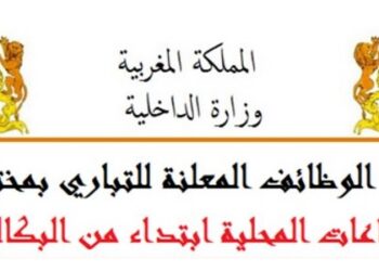 الشروط المطلوبة للتوظيف بالمقاطعات والبلديات والعمالات والجماعات والإدارات العمومية للحاصلين على البكالوريا أو الدبلوم أو الإجازة فما فوق. الترشيح قبل 3 غشت 2026