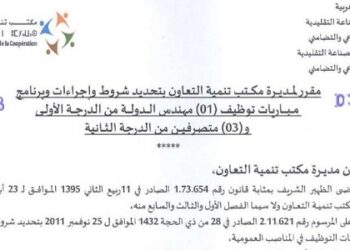 مكتب تنمية التعاون : مباريات لتوظيف 18 مناصب. آخر أجل 30 يوليوز 2026