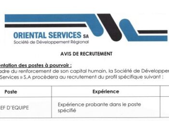 كونكور جديد با شركة التنمية الجهوية Oriental Services « خدمات الشرق » (02 منصب) ، آخر أجل هو 13 يوليوز 2026