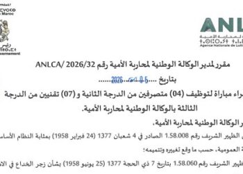 الوكالة الوطنية لمحاربة الأمية : مباريات لتوظيف 11 مناصب. آخر أجل 19 أكتوبر 2026